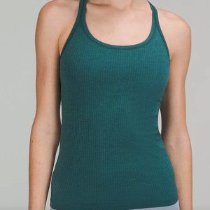 Lululemon Ebb to Street Tank Top dark green size 6
